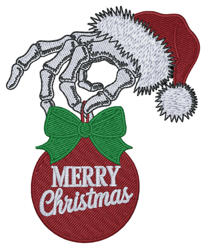 Christmas Skelly Hand